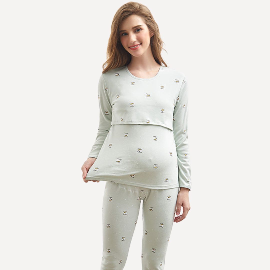 Maliben | Mama's ComFort | Feel Beautiful And Caring - Soft Maternity Dress for Home