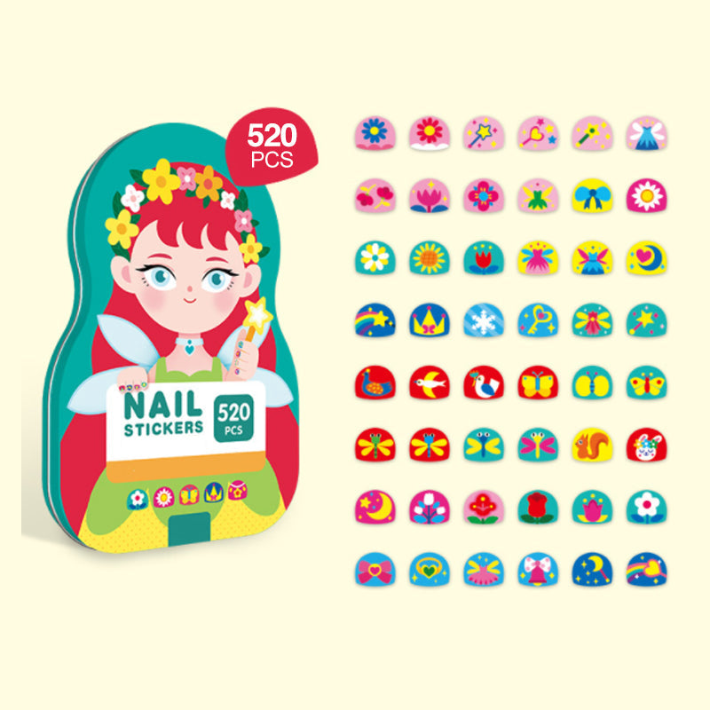 Maliben | Kids Nail Sticker (520 Pieces)
