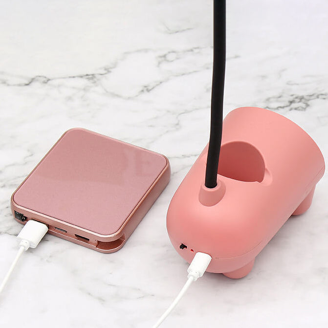 Maliben | Lumobun Table Lamp – Cute Led Desk Lamp With Pen Holder And Usb Connection