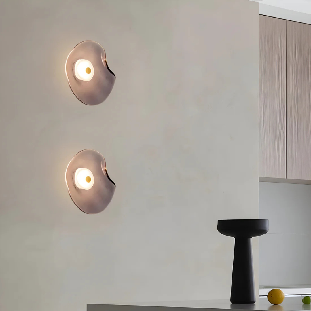 Maliben | Curved Glass Wall Lamp