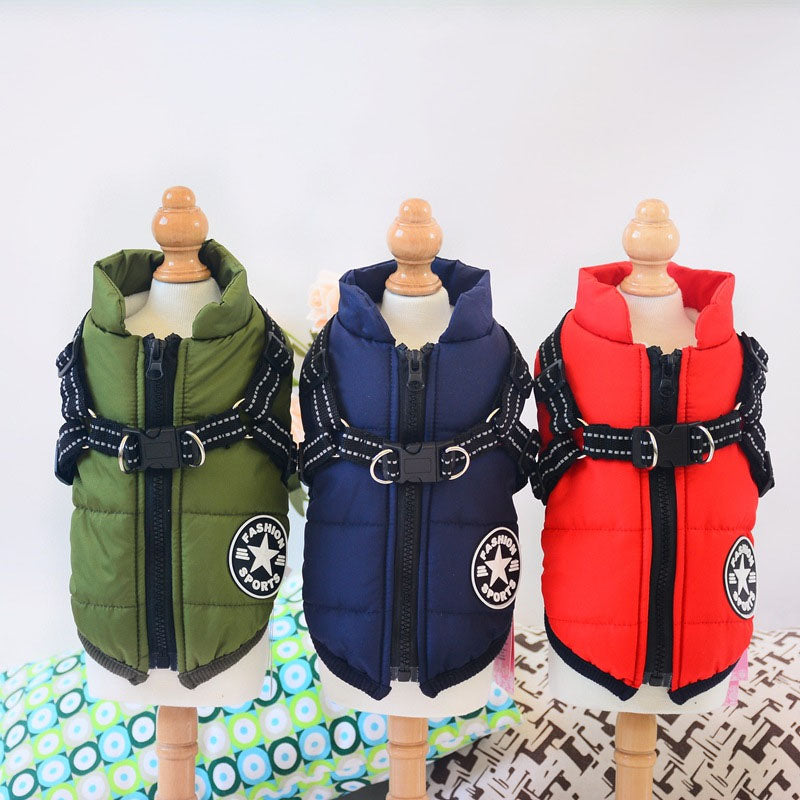 Maliben Waterproof Winter Jacket With Built-In Harness