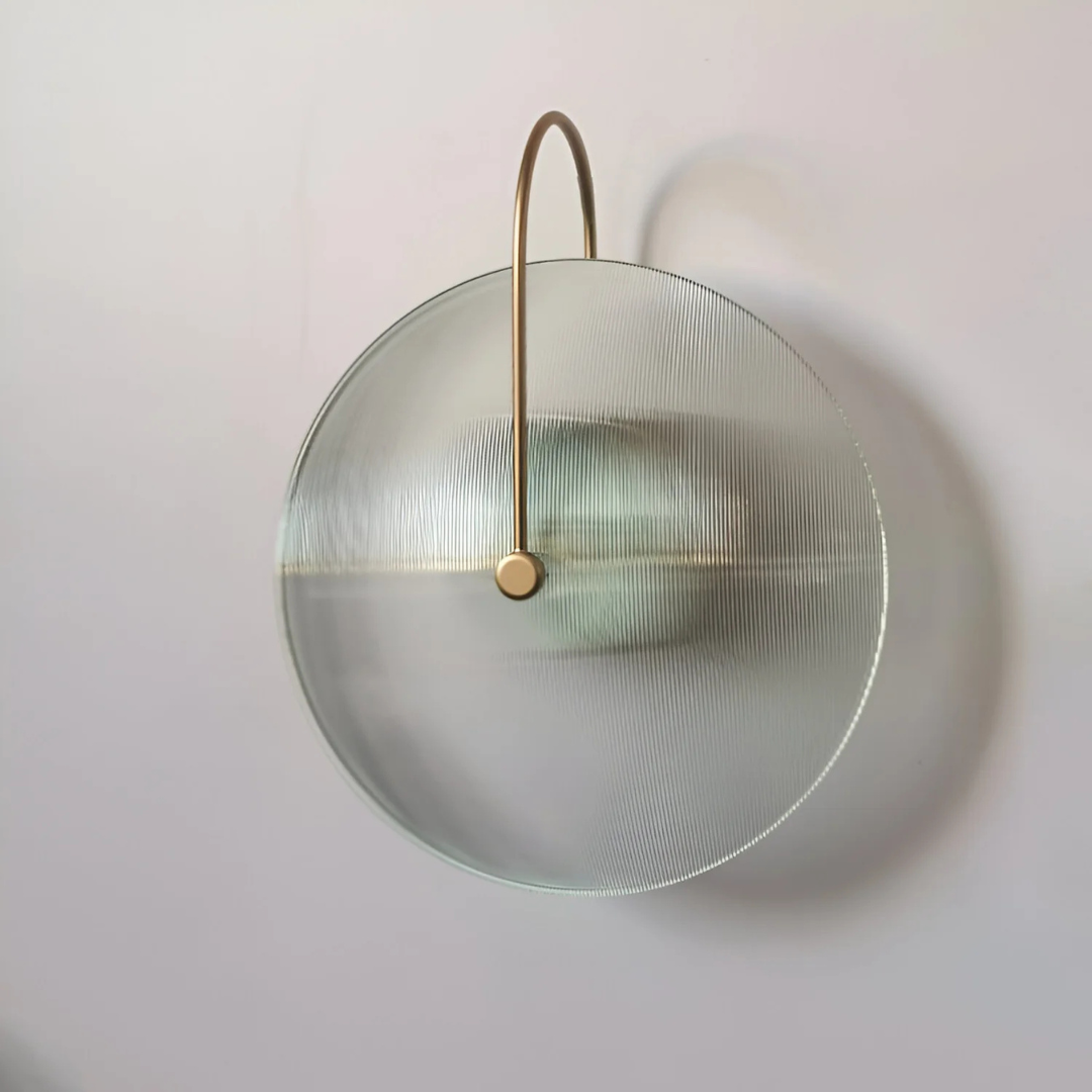 Maliben | Scandinavian Round Glass Wall Lamp