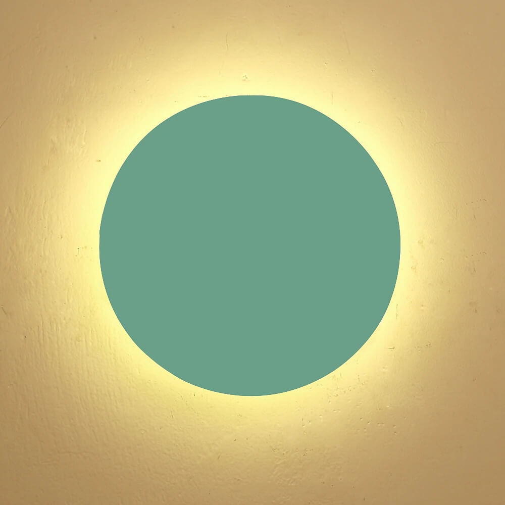 Maliben | Gloworb Minimalistic Round Led Wall Light | Color Variety | Dimmable Light