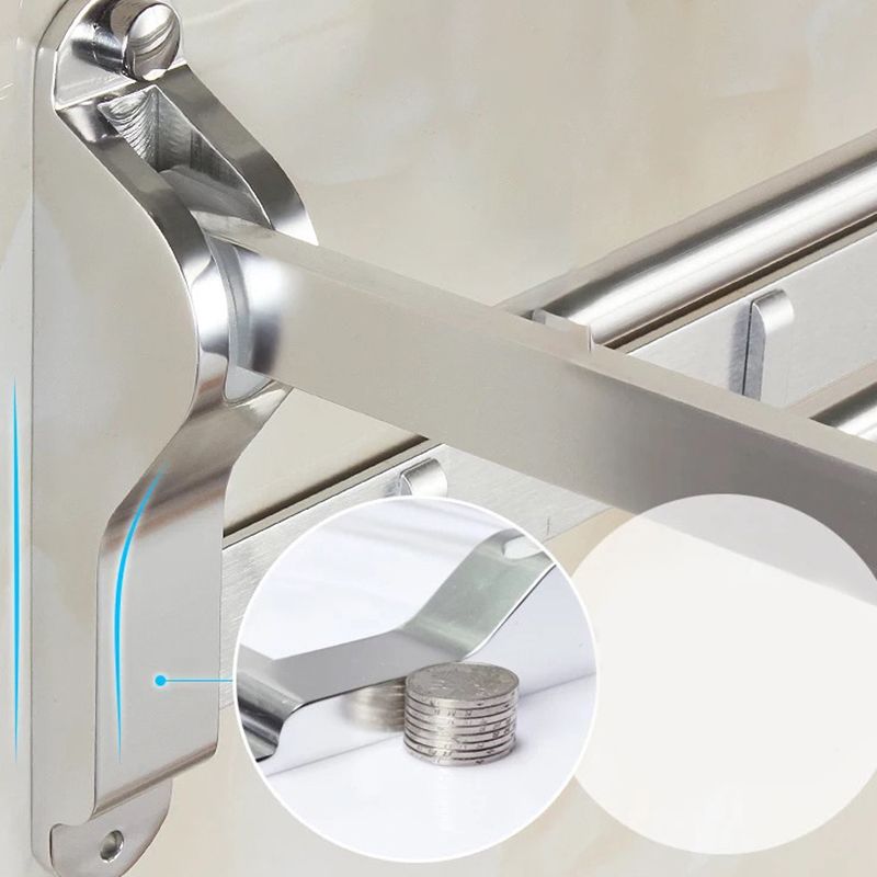 Maliben | Modern 5/6-Piece Bathroom Accessory Set With Bathroom Shelf/Robe Hooks/Towel Bar