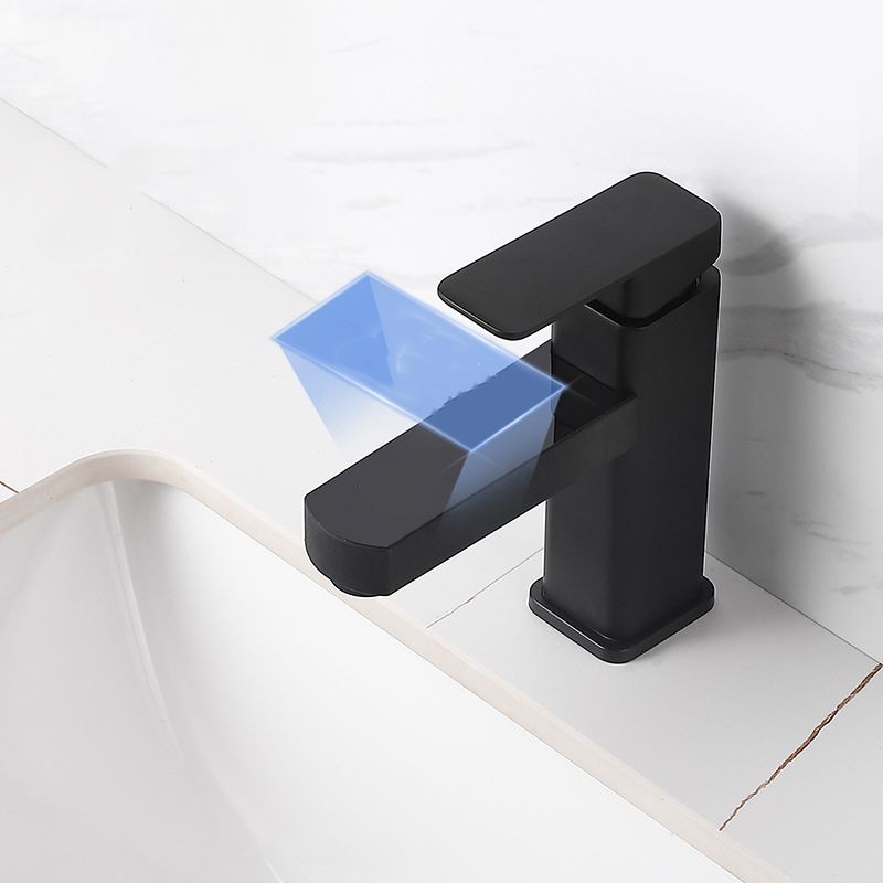Maliben | Contemporary Sink Faucet Digital Display Monochrome Low Arch Basin Bathroom Sink