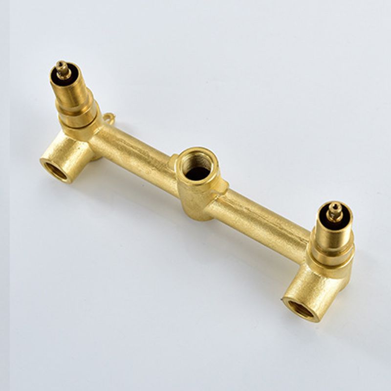 Maliben | 3 Holes Faucet 2 Cross Handle Wall-Mounted Faucet For The Bathroom