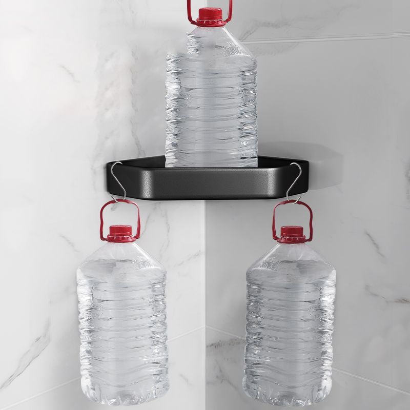 Maliben | Matt Black Bathroom Accessories Set Modern Anti-Rust 1/2/3-Piece Bathroom Shelf