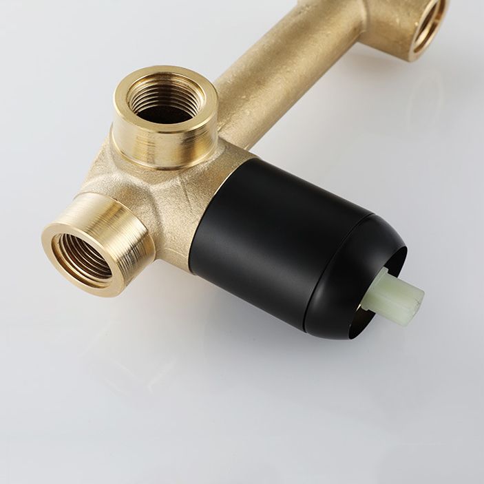 Maliben | Industrial Wall-Mounted Bathroom Faucet 2-Hole Swivel Spout Basin Faucet