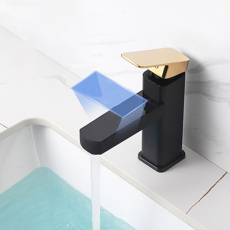 Maliben | Contemporary Sink Faucet Digital Display Monochrome Low Arch Basin Bathroom Sink