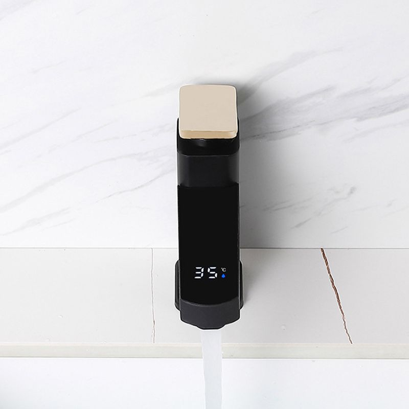 Maliben | Contemporary Sink Faucet Digital Display Monochrome Low Arch Basin Bathroom Sink