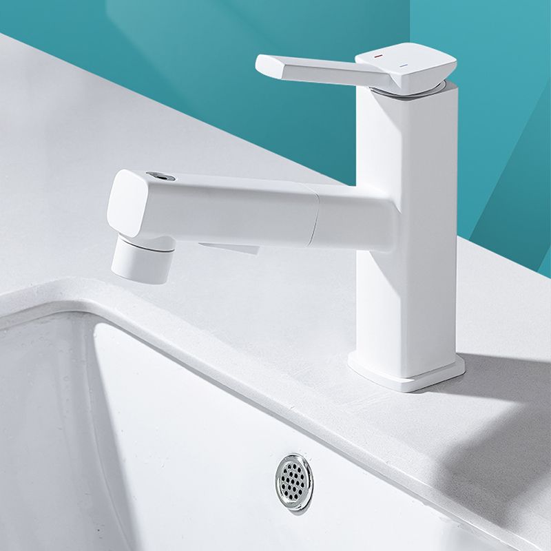 Maliben | Lever Handle Faucet Pull-Out Basin Faucet With Swivel Spout