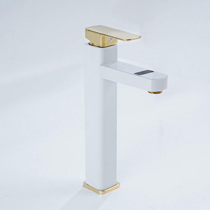 Maliben | Contemporary Sink Faucet Digital Display Monochrome Low Arch Basin Bathroom Sink
