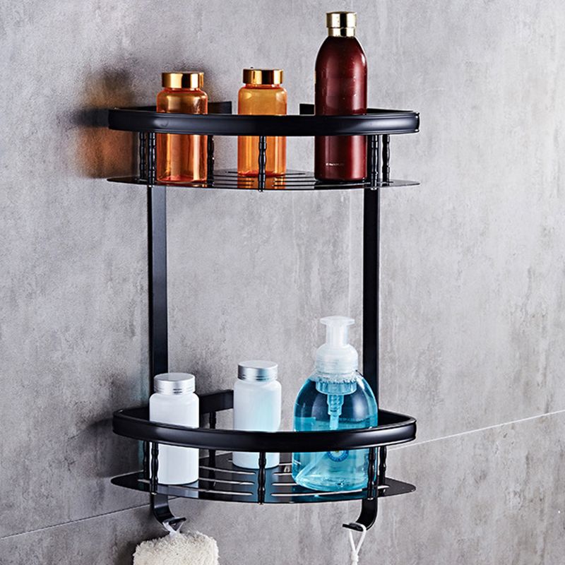 Maliben | Modern 5/6-Piece Bathroom Accessory Set With Bathroom Shelf/Robe Hooks/Towel Bar