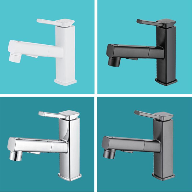 Maliben | Lever Handle Faucet Pull-Out Basin Faucet With Swivel Spout