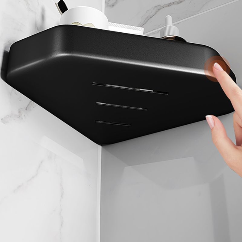 Maliben | Matt Black Bathroom Accessories Set Modern Anti-Rust 1/2/3-Piece Bathroom Shelf