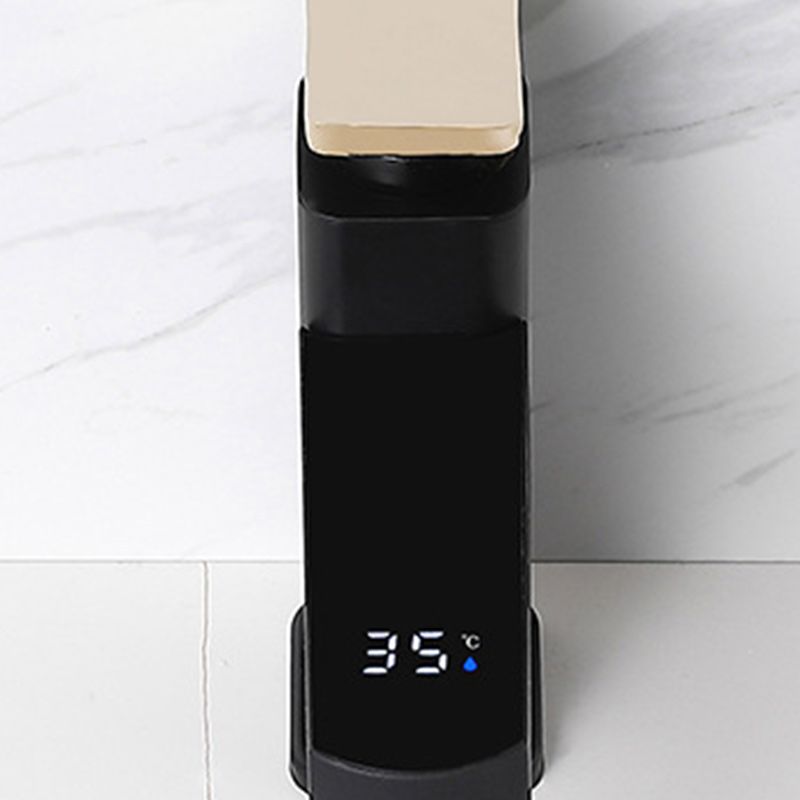 Maliben | Contemporary Sink Faucet Digital Display Monochrome Low Arch Basin Bathroom Sink
