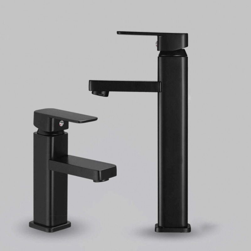 Maliben | Industrial Bathroom Faucet Stainless Steel Lever Handles With Water Hose Sink Faucet
