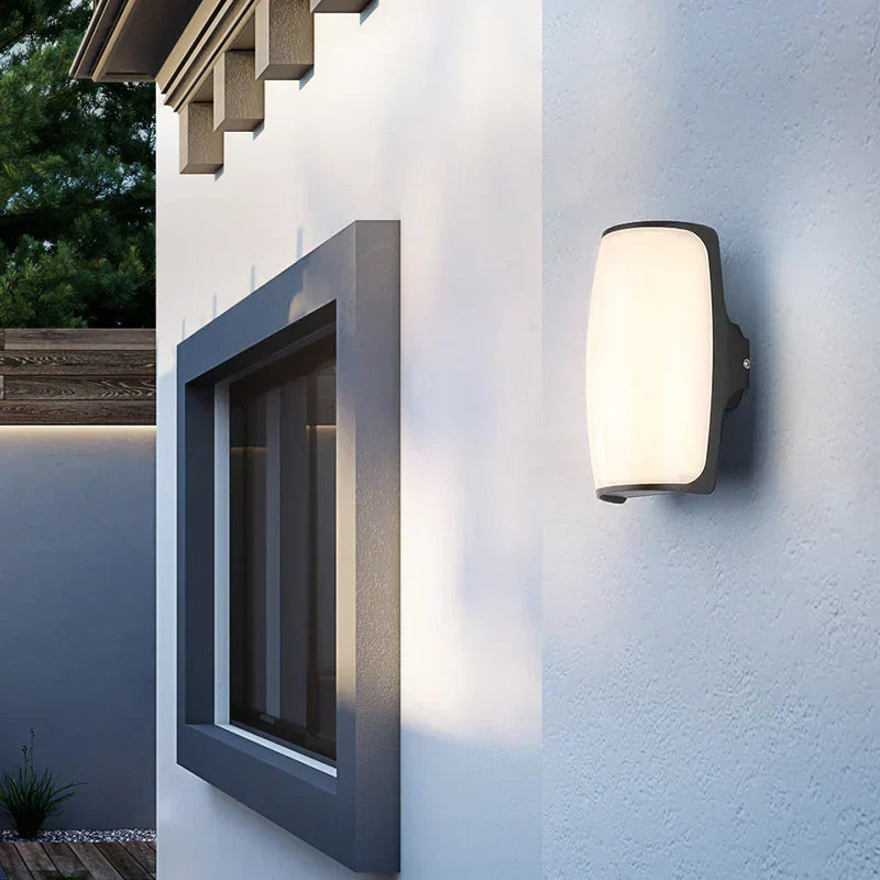 Maliben | Outdoor Wall Lamp Led Waterproof Ip65 Black Modern