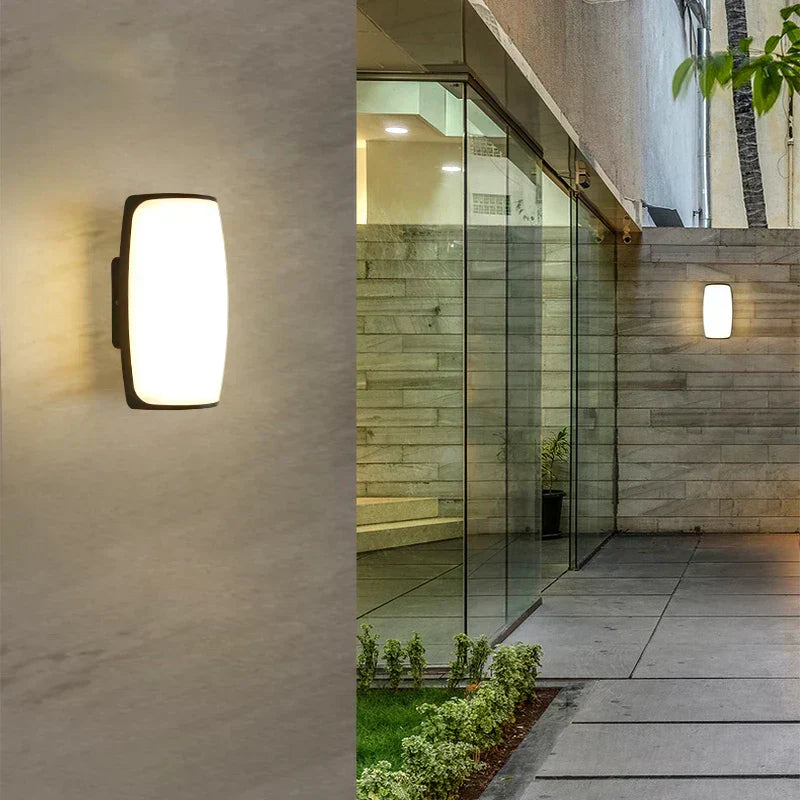 Maliben | Outdoor Wall Lamp Led Waterproof Ip65 Black Modern