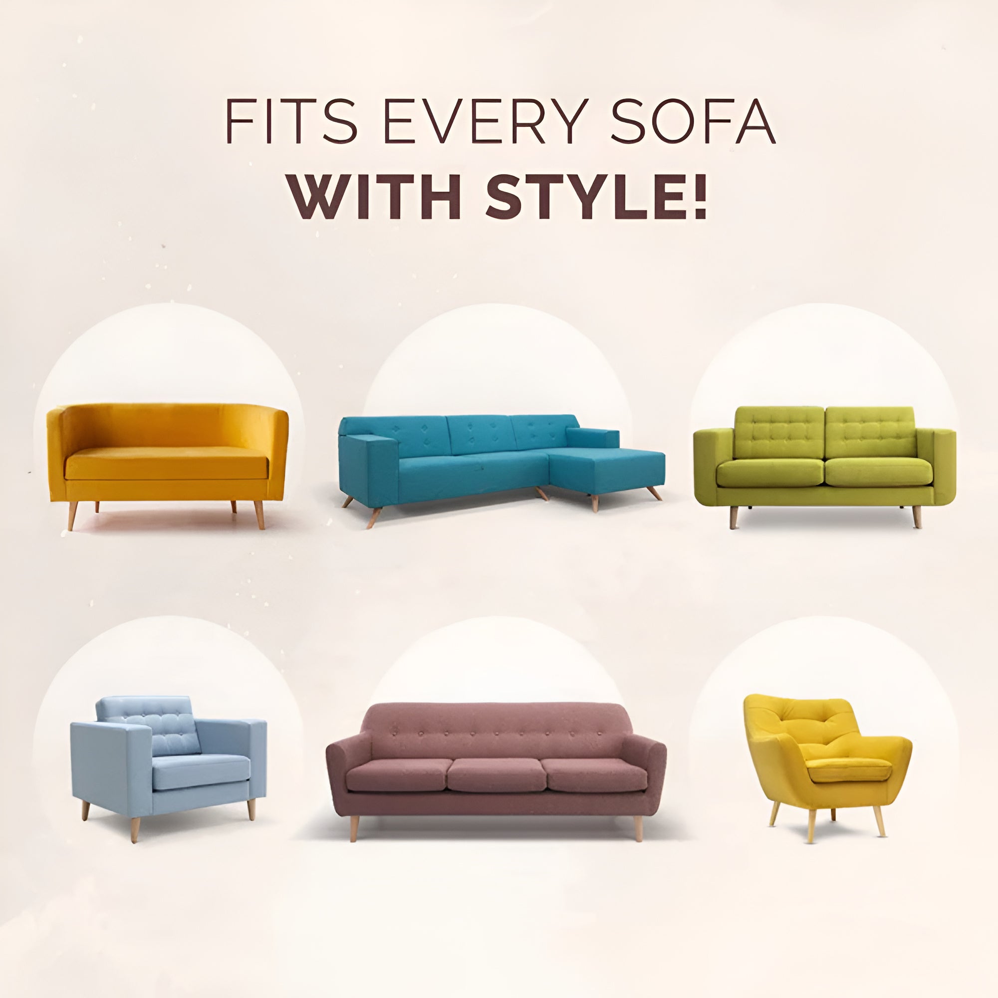 Maliben | Modern Bloom Reversible Sofa Cover
