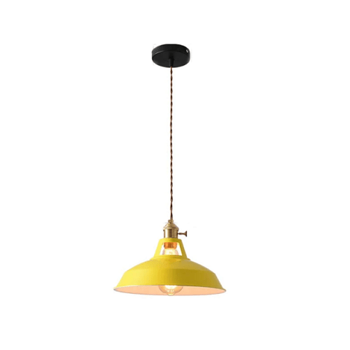Maliben | Vintage Pastel Pendant Lamp - Metallic Elegance - Soft Ambiance