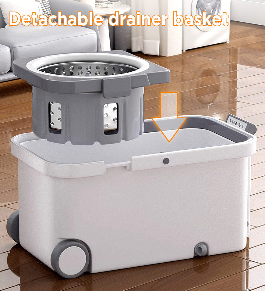 Maliben | 360° Rotatable Mop And Bucket Set With Wringing System F63