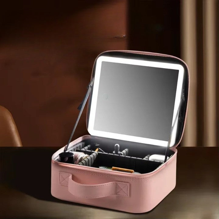 Maliben | Led Mirror Travel Makeup Organizer Bag