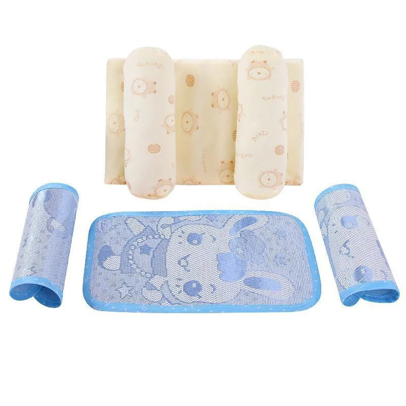 Maliben | Baby Sleep Positioning Pillow Set – Breathable Anti-Roll Pillow