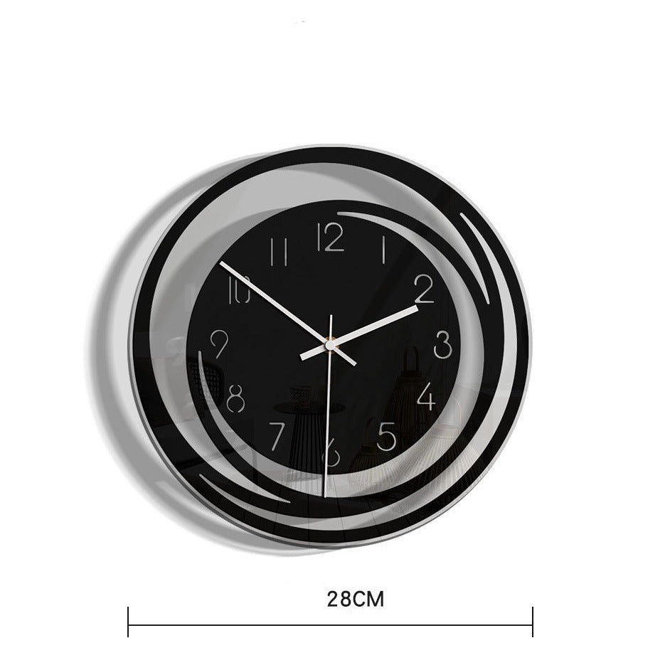 Maliben | Elegant Silent Wall Clock In Acrylic – Modern And Stylish