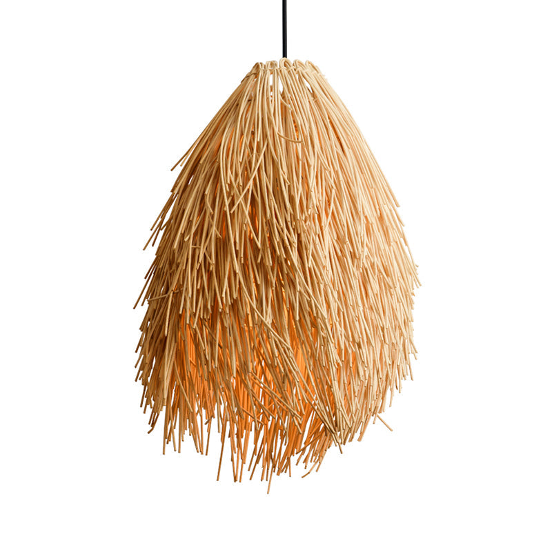 Maliben | Rattanglow Pendant Light - Elegant Rattan Hanging Light With Asian Influences