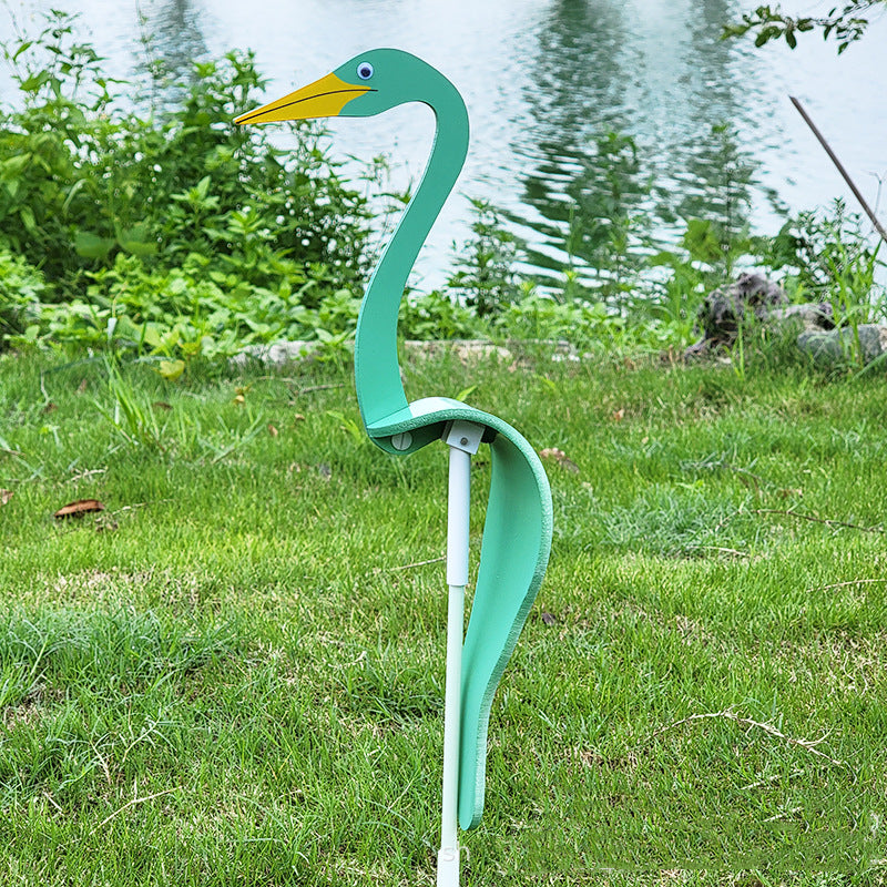 Maliben | Swirl Flamingo Garden Decoration