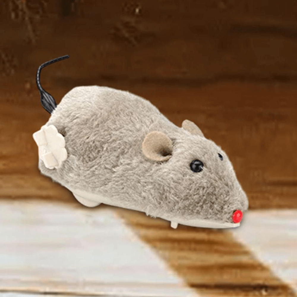 Wind-Up Interactive Cat Mouse Toy