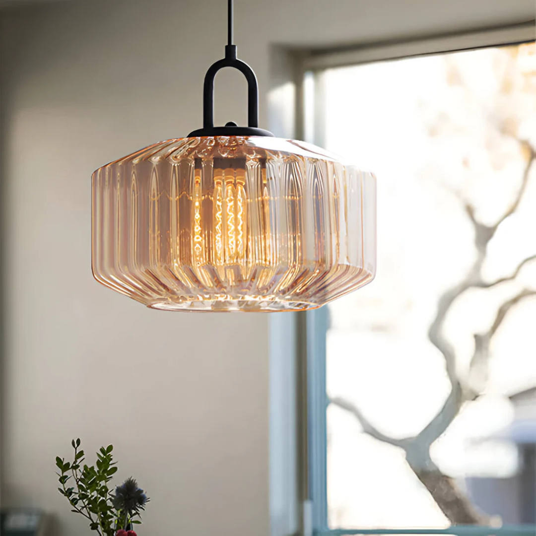 Maliben | Retro Colored Glass Pendant Lamp
