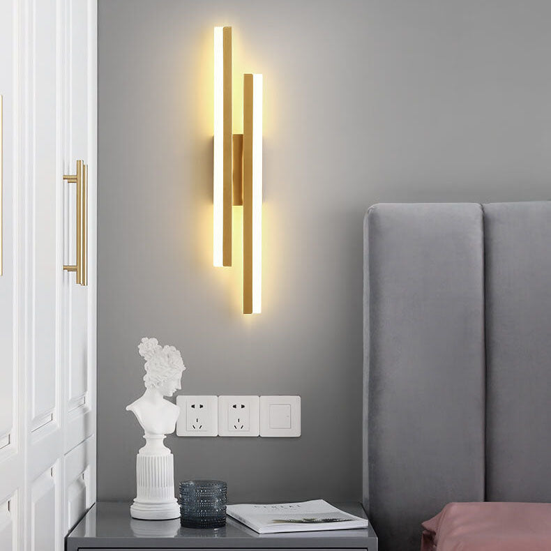 Maliben | Luxline Modern Led Wall Lamp | Minimalist Design | Iron & Acrylic | Dimmable Light