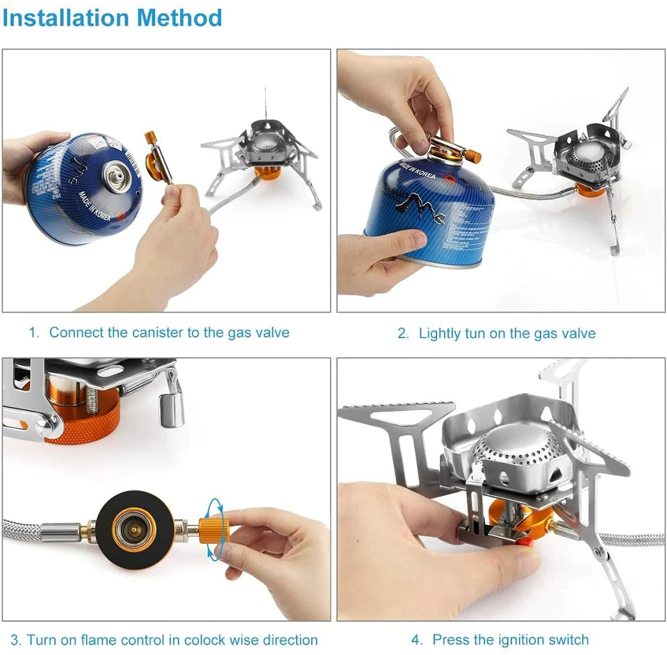 Maliben | Windproof Outdoor Camping Gas Stove