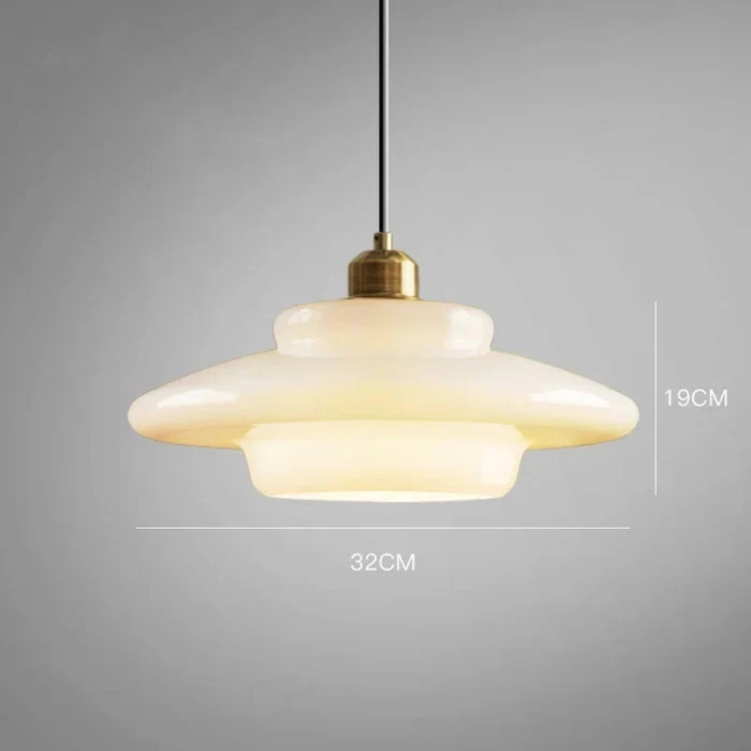 Maliben | White Glass Design Pendant Lamp
