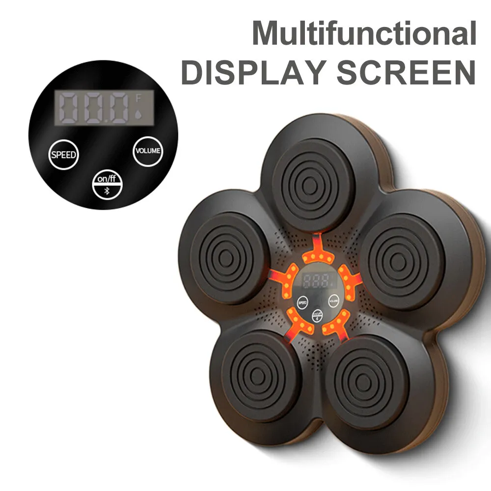 Maliben | Rhythmbox Wall Trainer – Smart Bluetooth Boxing Machine With Music & Led Reaction