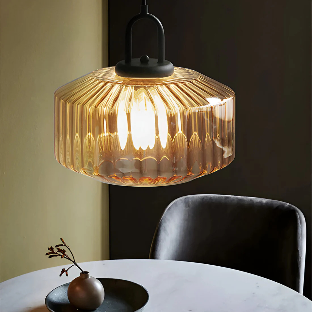 Maliben | Retro Colored Glass Pendant Lamp