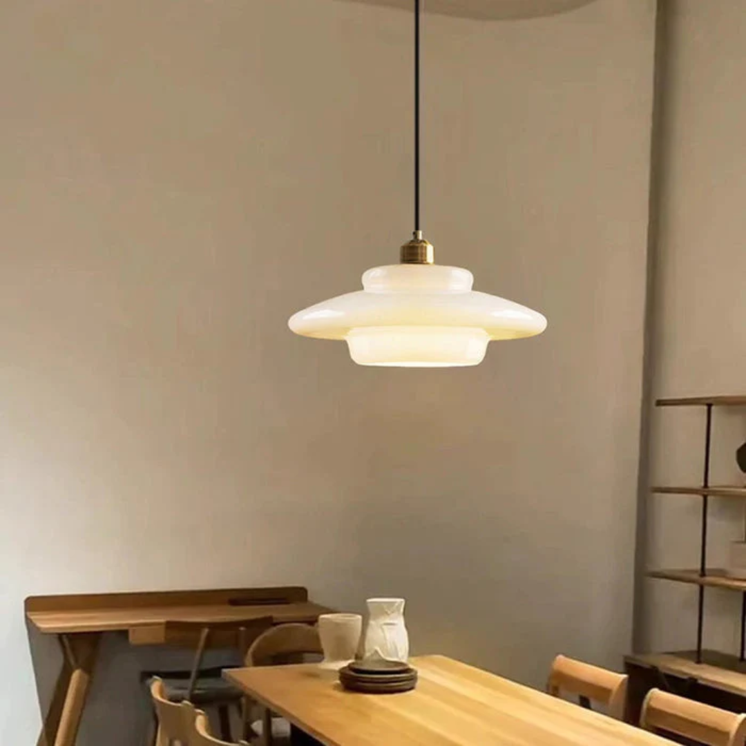 Maliben | White Glass Design Pendant Lamp