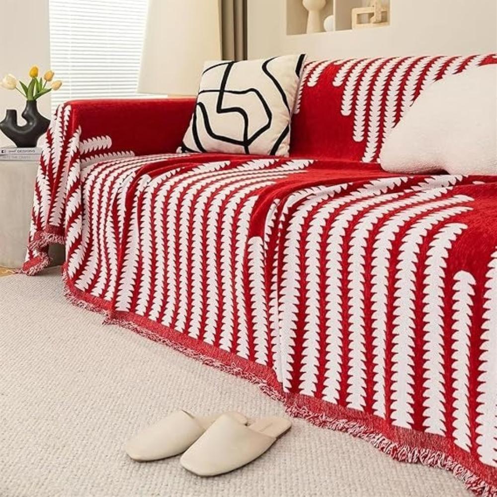 Maliben | Modern Monochrome Fern Sofa Cover