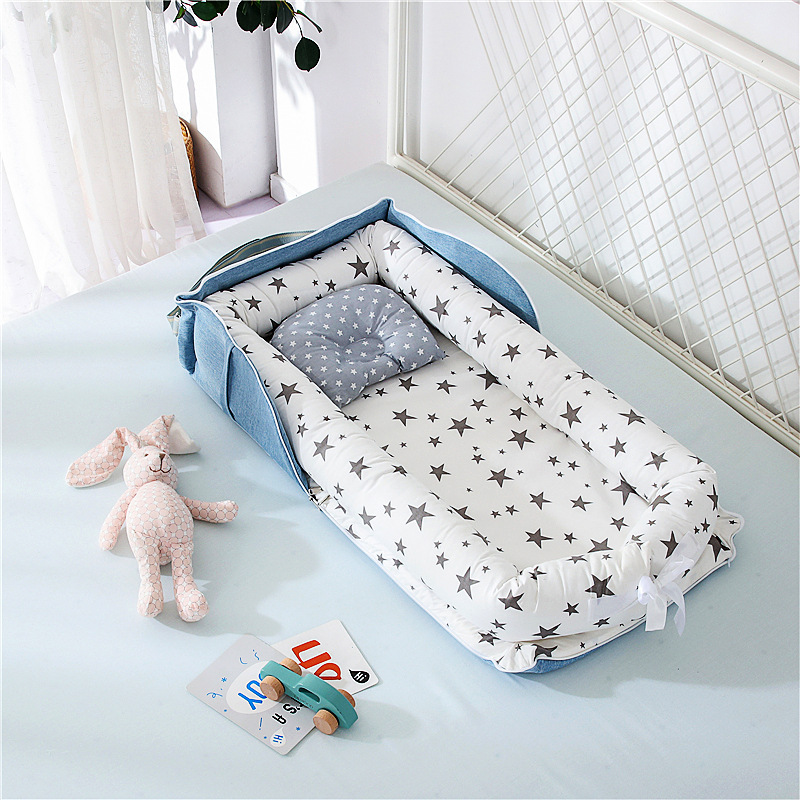 Maliben | Portable And Foldable Baby Bed With Pillow