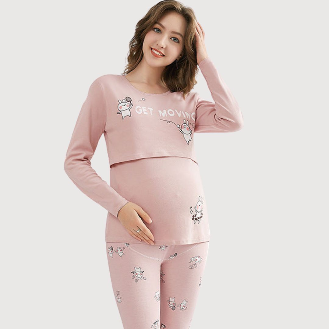 Maliben | Mama's ComFort | Feel Beautiful And Caring - Soft Maternity Dress for Home