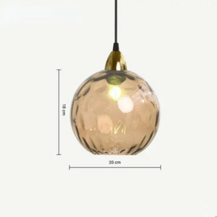 Maliben | Glass Ball Pendant Lamp - Lumisphere