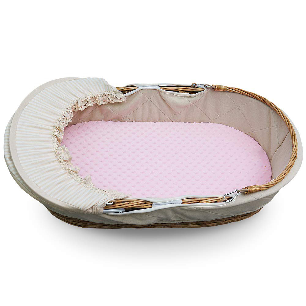 Maliben | Moses Basket Mattress Cover – Soft & Non-Slip Cover For Baby Basket Mattress