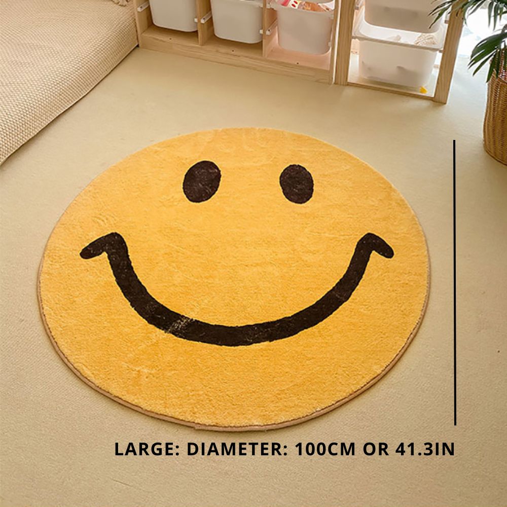 Maliben | Smiley Face Rug