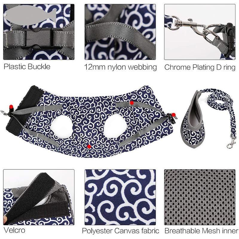 Maliben | Escape-Proof Adjustable Cat Walking Harness