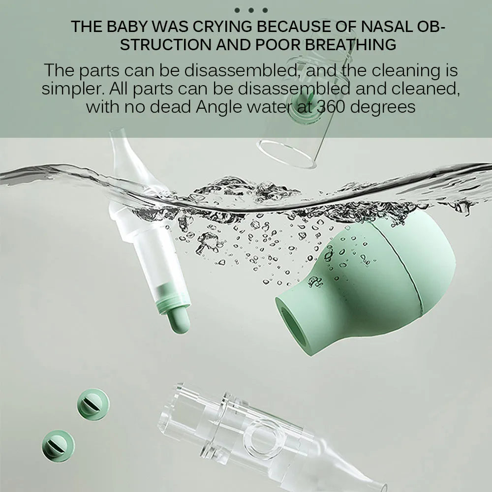 Maliben | Nose Sucker For Babies – Gentle Baby Nose Cleaner With Soft Silicone Tip