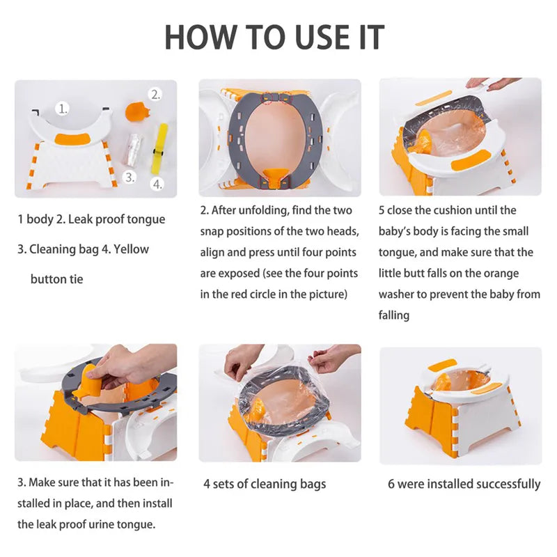 Maliben | Baby Potty Seat - Practical And Hygienic Potty Chair