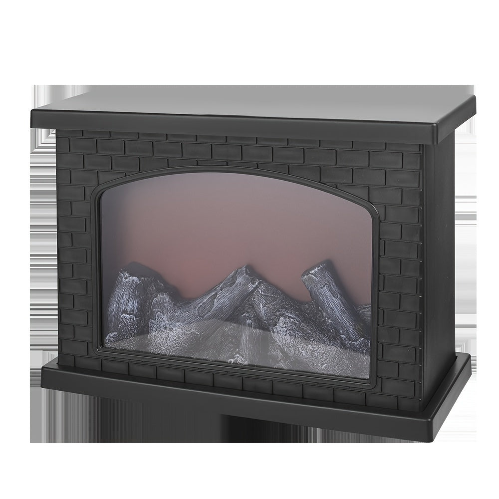 Maliben | Cozy Rectangular Fireplace Lantern Stove Lamp - Realistic Simulation Flame Lights