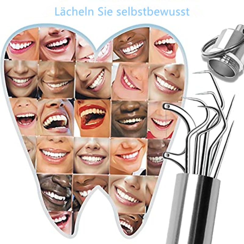 Maliben | Toothpick Set Made Of Stainless Steel (7 Pcs)